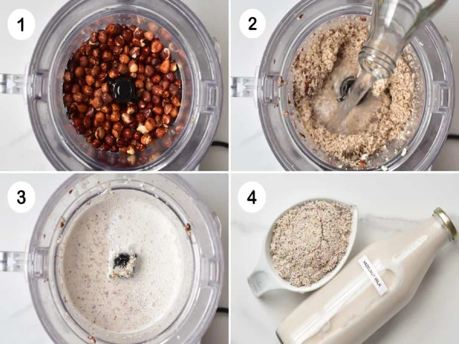 ترکیب شیر و فندق