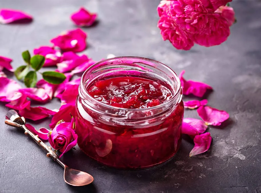 طرز تهیه مربای گل محمدی