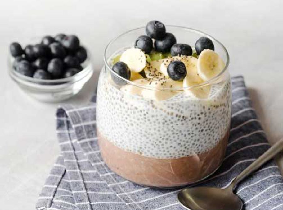 طرز تهیه پودینگ چیا لذیذ