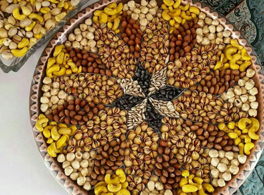 تزئین آجیل در مراسمات مختلف، آجیل برای مراسم