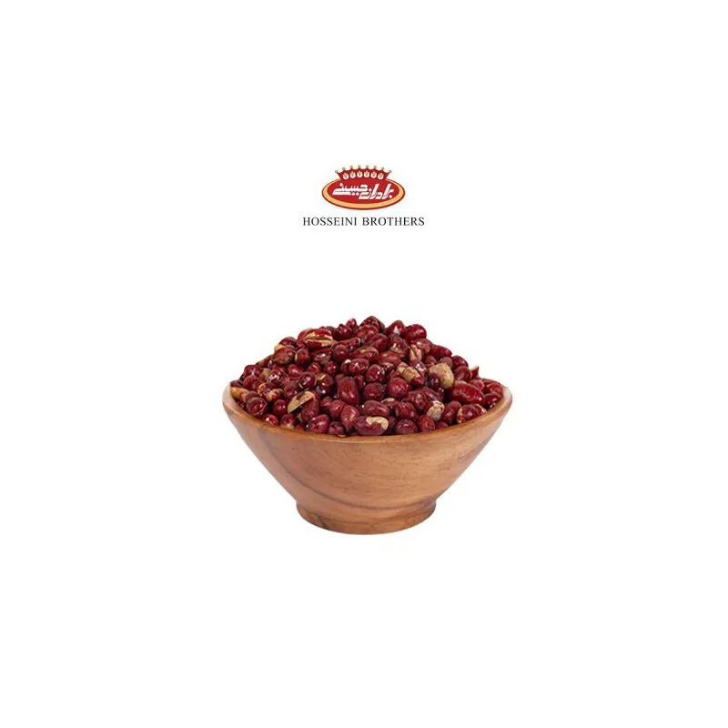 مغز بادام زمینی ریز لعابی