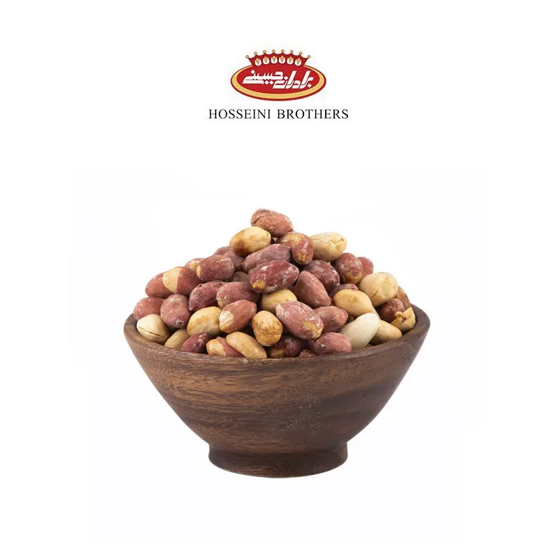 مغز بادام زمینی درشت نمکی